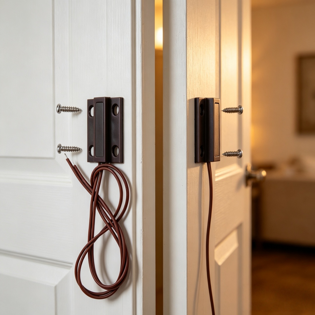 Sim Gsm Alarm - MC-38A Magnetischer Schalter Kabelgebundener Tür- und
