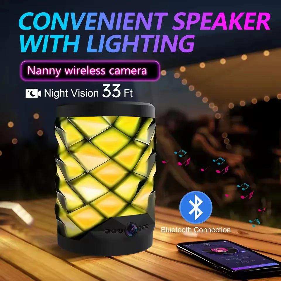 HD Mini WLAN-Kamera Bluetooth- – Home Security Flood Lights Bewertung und Preis