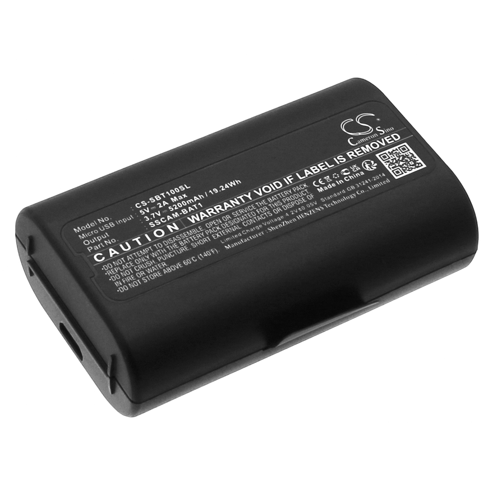 Cameron Sino 3,7V 5200mAh Ersa – Home Security Battery Replacement Bewertung und Preis